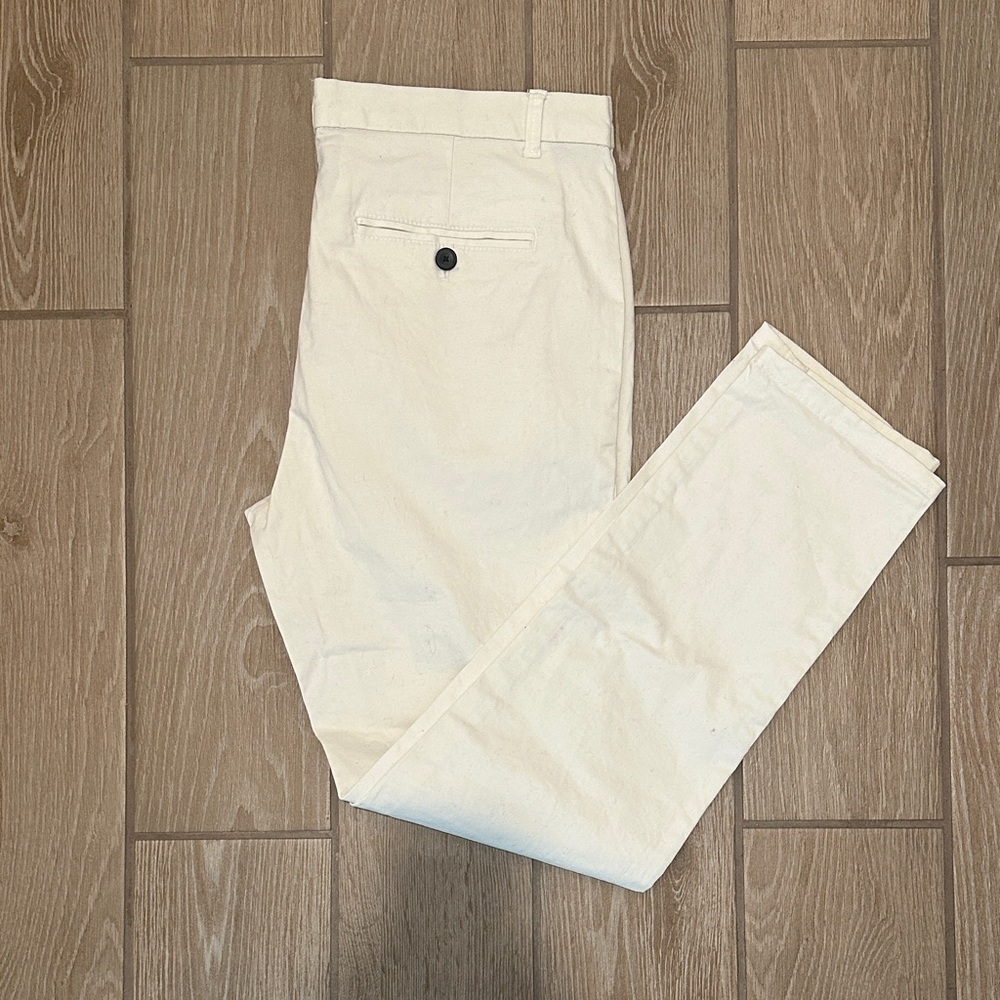 Burton Menswear London White Stretch Skinny Pants 36R